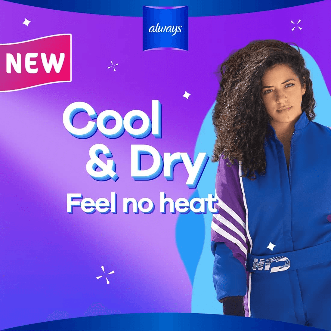 Always Cool & Dry No Heat Feel Maxi Thick Large Sanitary Pads - 60 Pads - Pinoyhyper