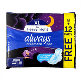 Always Dreamzzz Maxi Thick XL Night Sanitary 48 Pads - Pinoyhyper