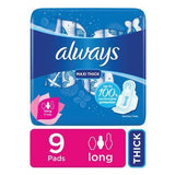 Always Maxi Thick Sanitary Pads - Long 9pcs - Pinoyhyper