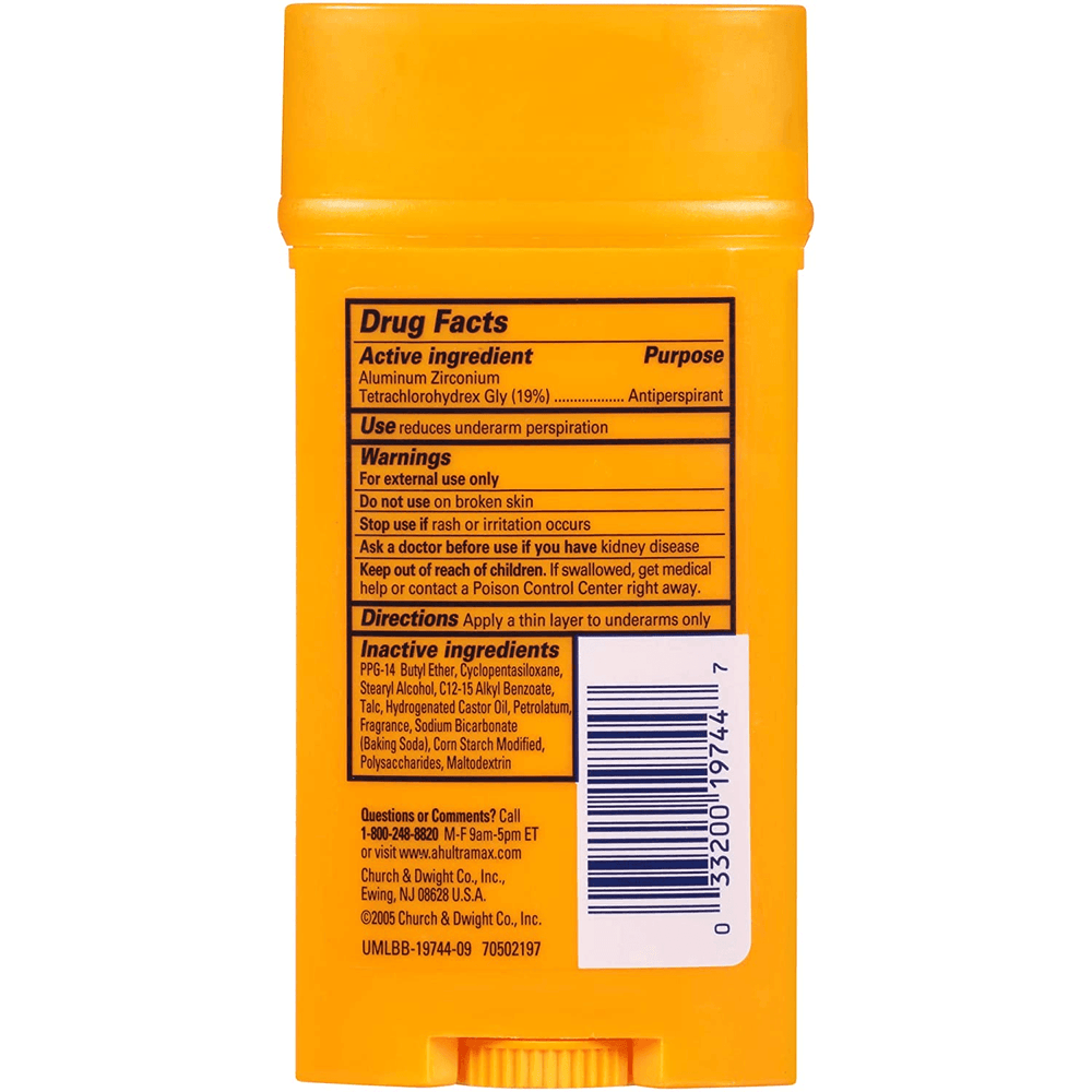 Arm & Hammer Ultra Max Solid Deodorant Active Sport - 73g - Pinoyhyper