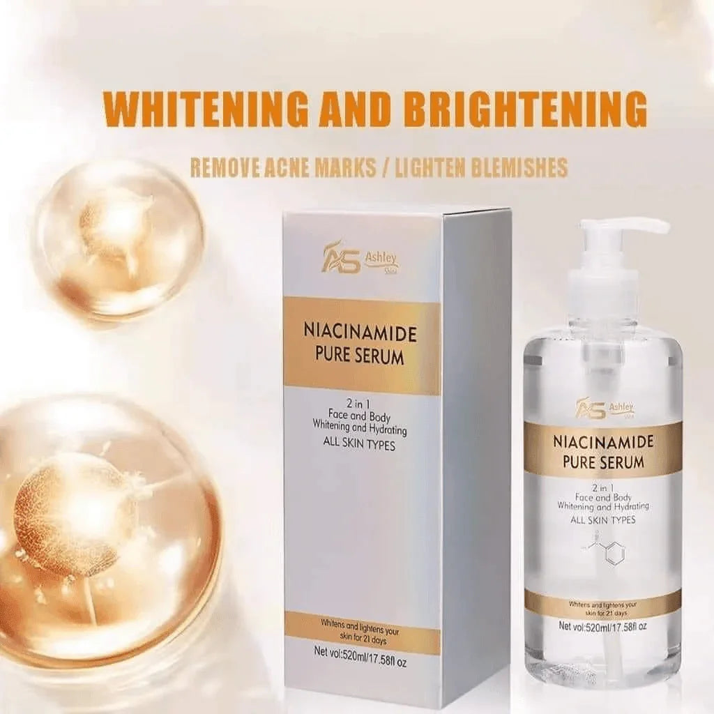 Ashley Shine Niacinamide Pure Serum 2 in 1 Face & Body - 520ml (Original) - Pinoyhyper