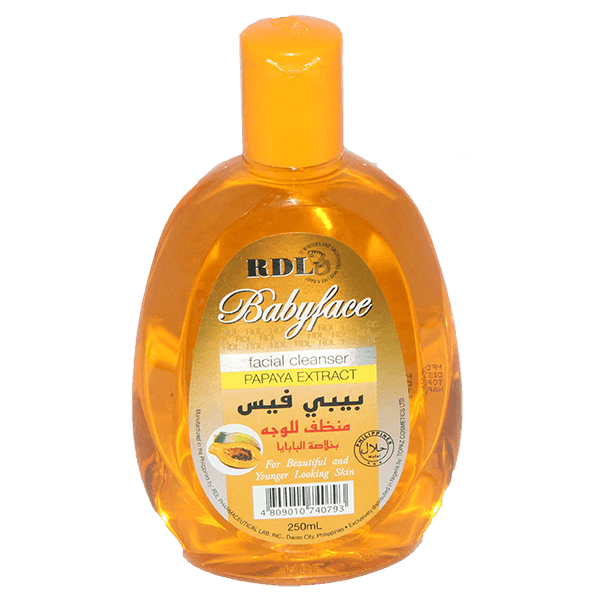 Babyface Facial Cleanser Papaya Extract 250ml - RDL - Pinoyhyper