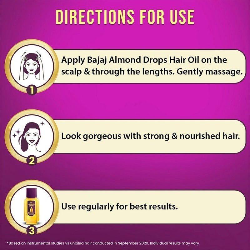 Bajaj Almond Drop Hair Oil - 300ml - Pinoyhyper