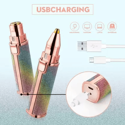 Battery Operated 2in1 EyeBrow Trimmer Shaver For Ladies S-008 - Pinoyhyper