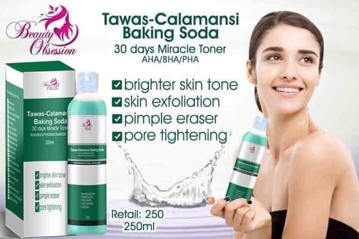 Beauty Obsession Miracle Toner Tawas Calamansi Baking Soda - 250ml - Pinoyhyper