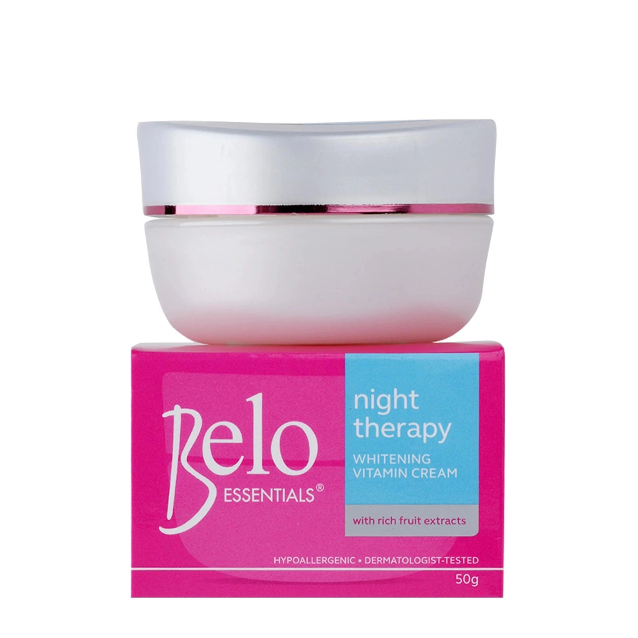 Belo Essentials Night Therapy Whitening Vitamin Cream 50g - Pinoyhyper