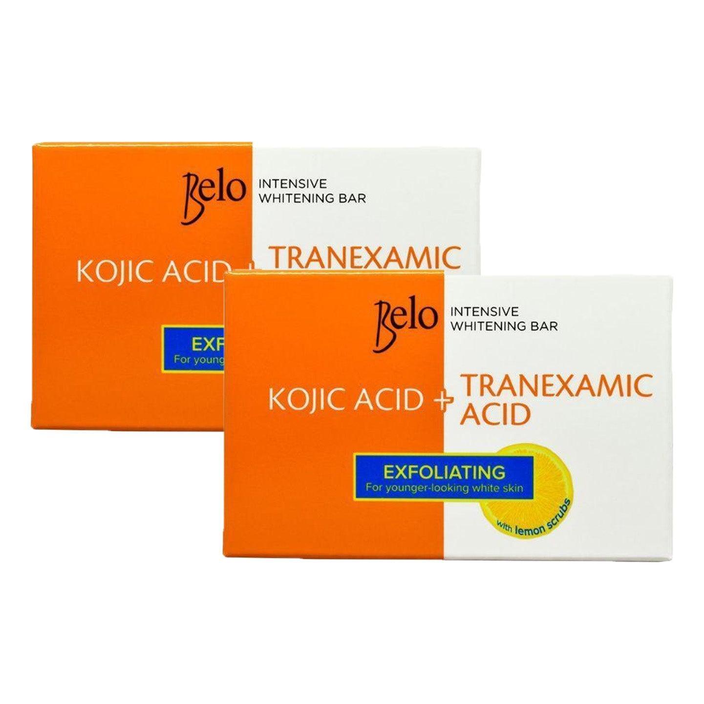 Belo Intensive Whitening Bar Exfoliating Lemon Soap - 2 × 65g (Offer) - Pinoyhyper