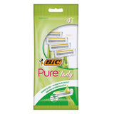 Bic Pure Lady Aloe Vera Disposable Razors - 4 Pcs - Pinoyhyper