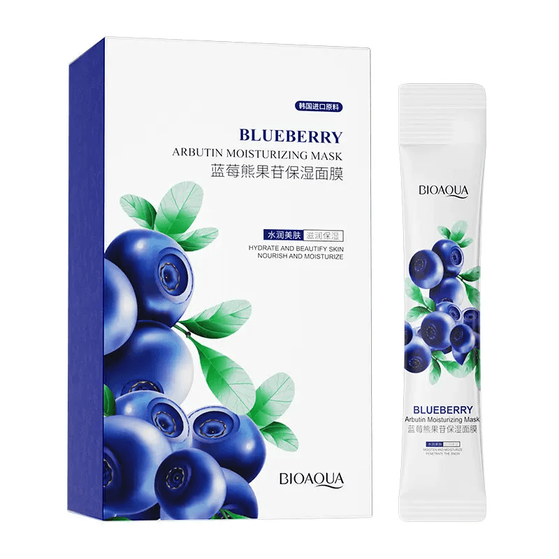 BIOAQUA Blueberry Arbutin Moisturizing Mask 4ml x 20pcs - Pinoyhyper