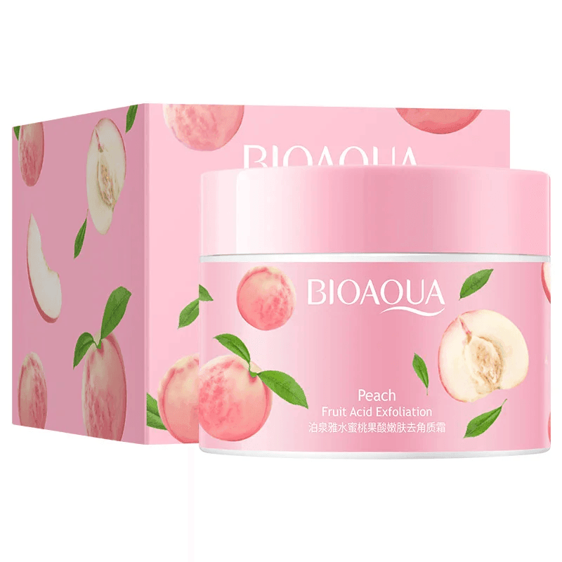 BIOAQUA Peach Extract Exfoliating Body Scrub Gel - 140g - Pinoyhyper