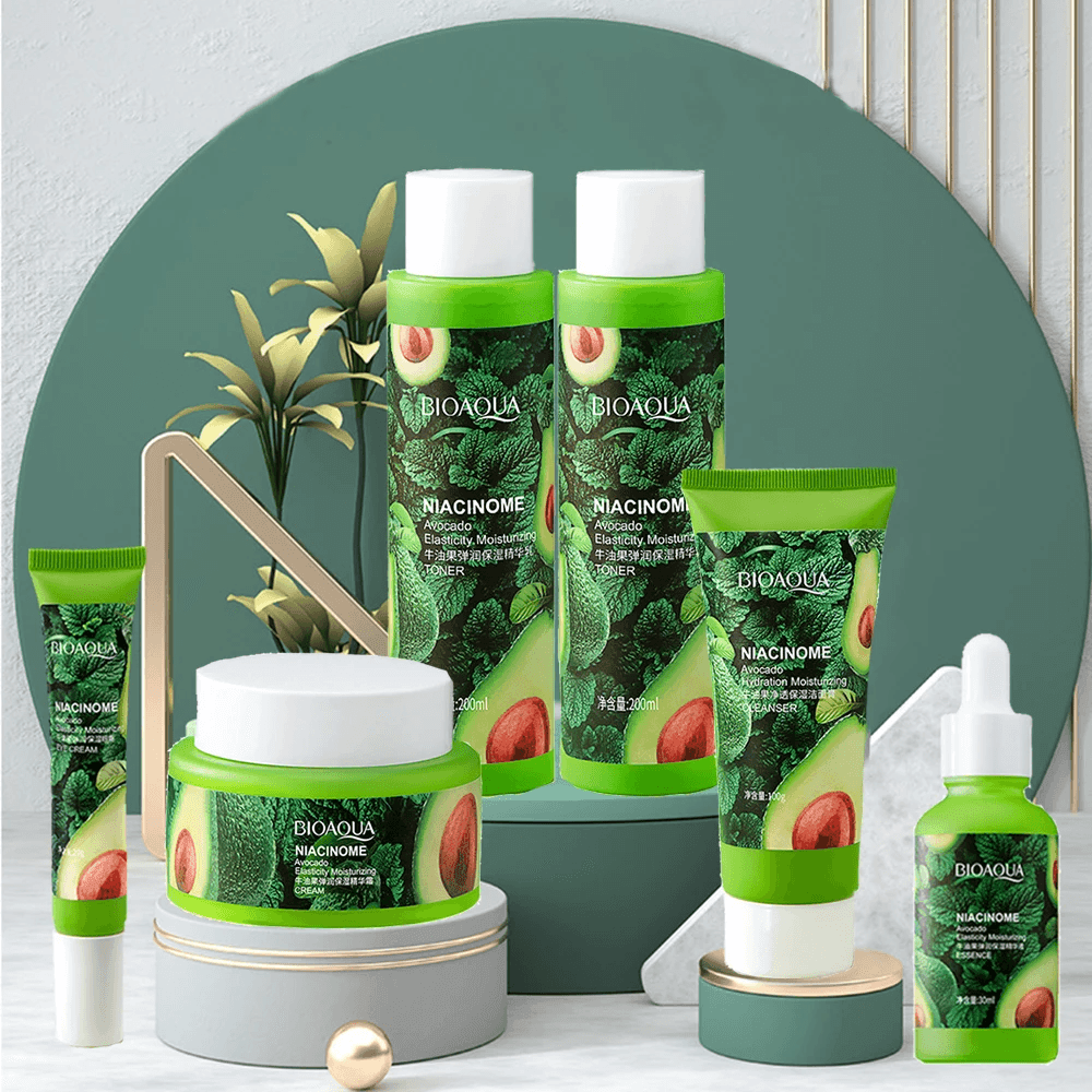 BIOAQUA Professional Natural Skin Care Avocado Face Skin Care Sets - Pinoyhyper