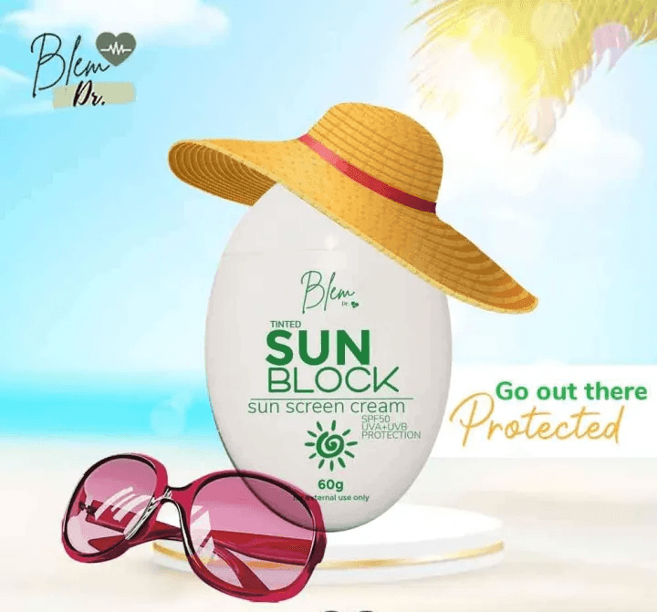 Blem Dr Tinted Sunblock Sun Screen SPF 50 - 60g - Pinoyhyper