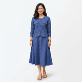 Lady Guoguo Women’s Button Front Linen Dress - HY001