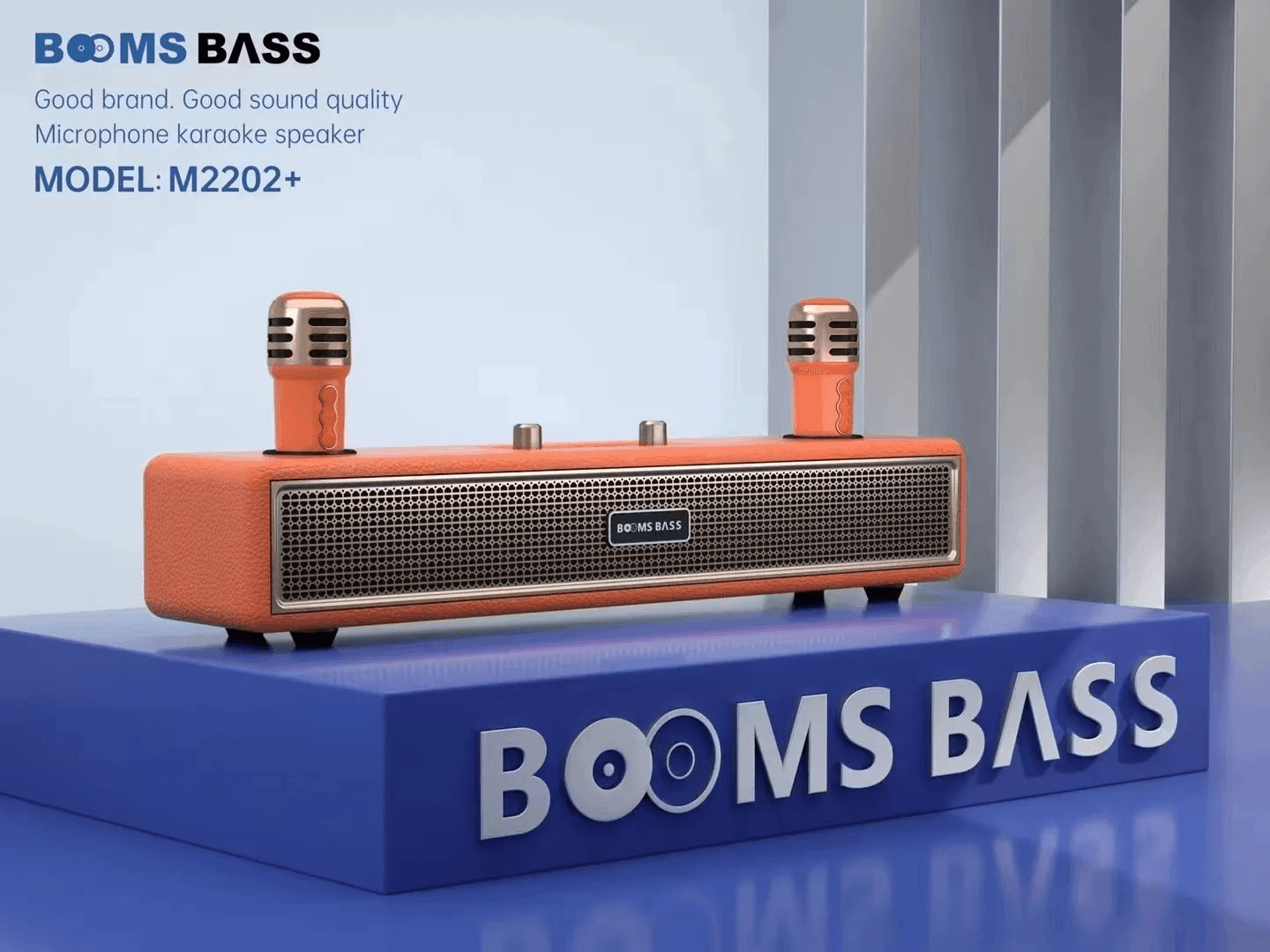 Booms Bass Portable & Wireless Karaoke Speaker - M2202+ - Pinoyhyper