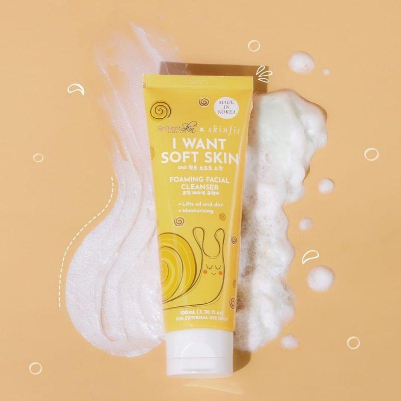 Brilliant I want Soft Skin Foaming Facial Cleanser - 100ml - Pinoyhyper