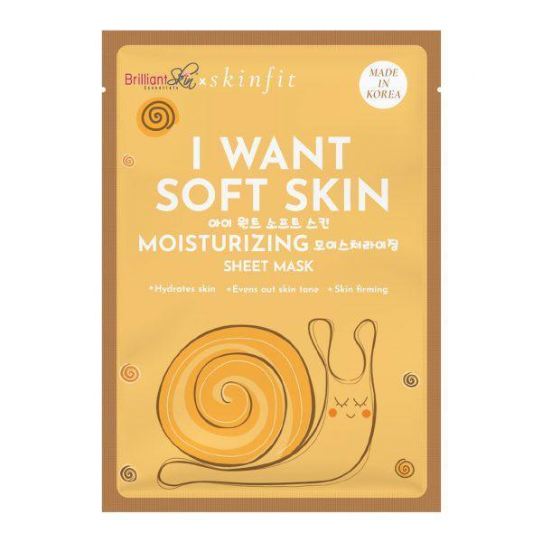 Brilliant I Want Soft Skin Moisturizing Sheet Mask - Pinoyhyper