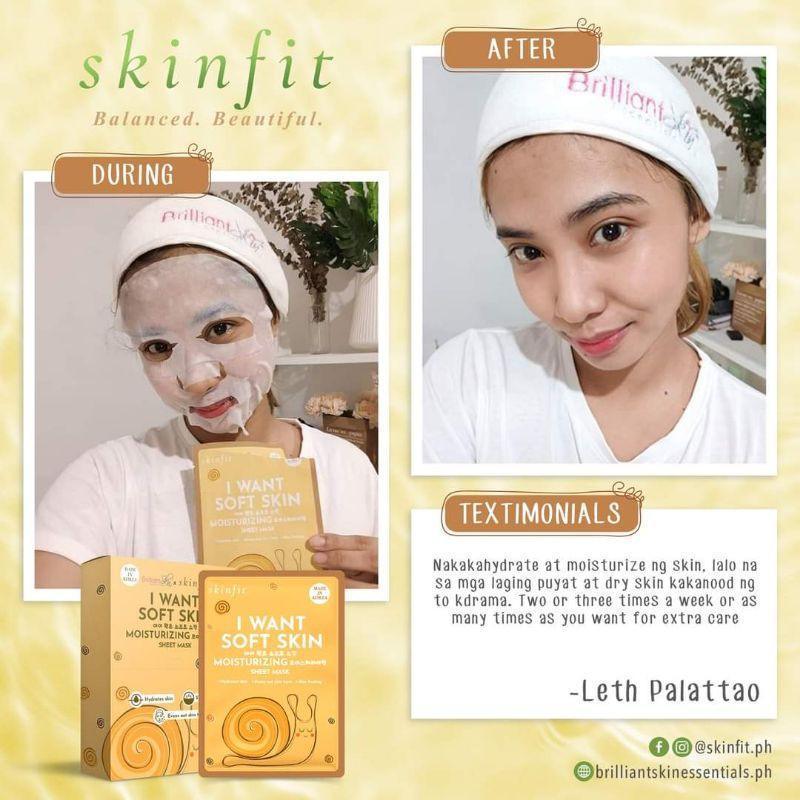 Brilliant I Want Soft Skin Moisturizing Sheet Mask - Pinoyhyper