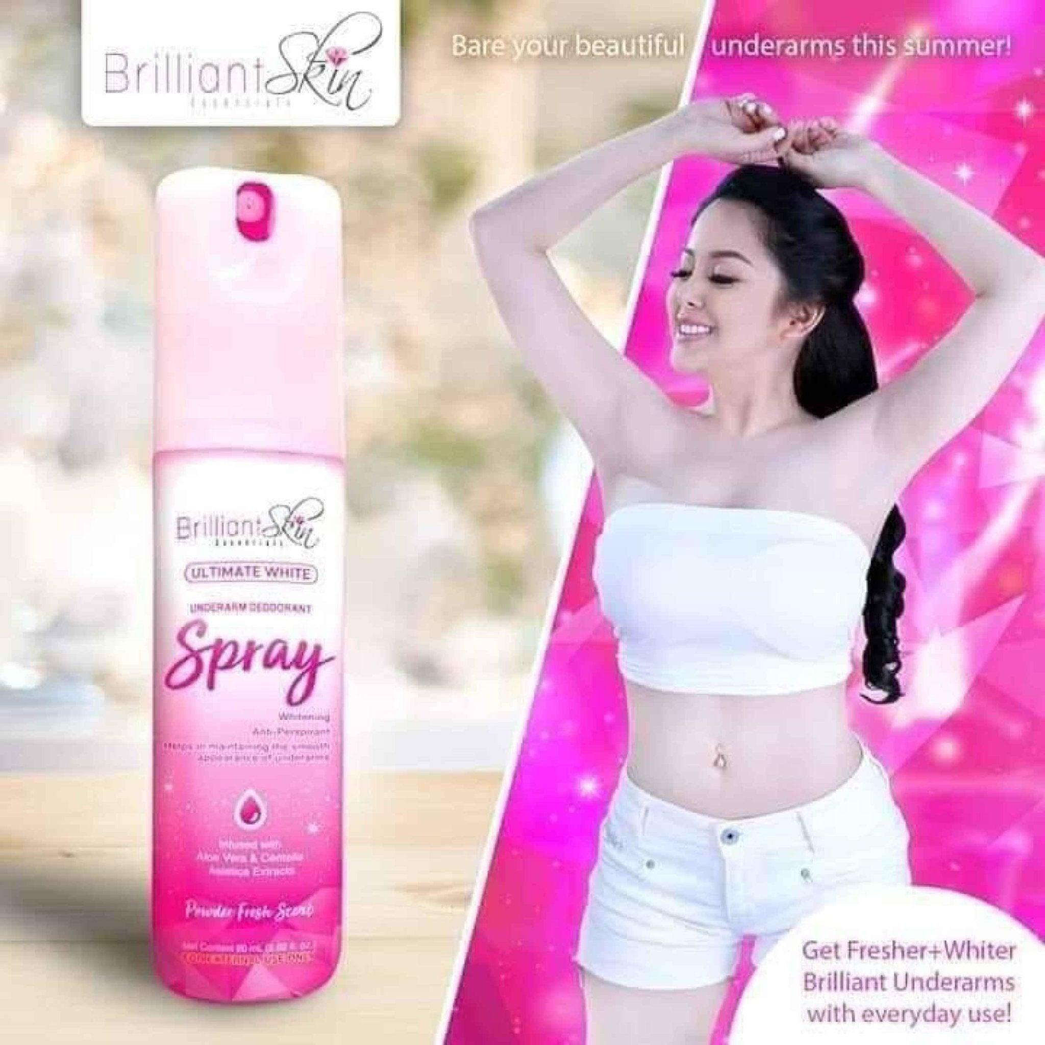 Brilliant Ultimate White Underarm Deodorant Spray - 60ml - Pinoyhyper