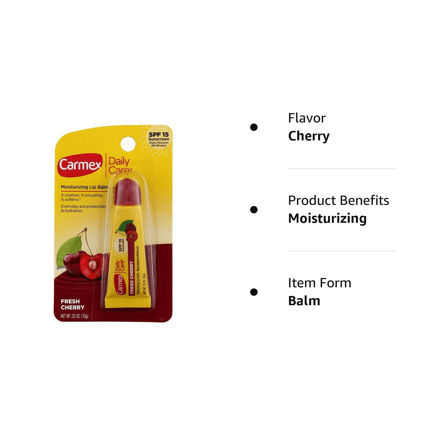 Carmex Daily Care Lip Balm Fresh Cherry SPF15 - 10g - Pinoyhyper