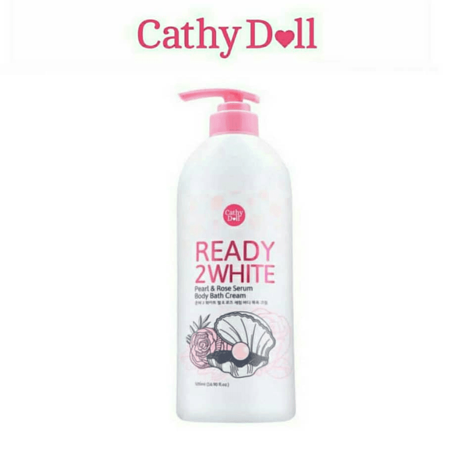 Cathy Doll Ready 2 White Pearl & Rose Serum Body Bath Cream - 500ml - Pinoyhyper