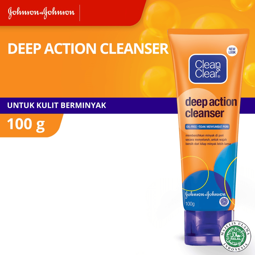 Clean & Clear Deep Action Cleanser Face Wash 100g - Pinoyhyper