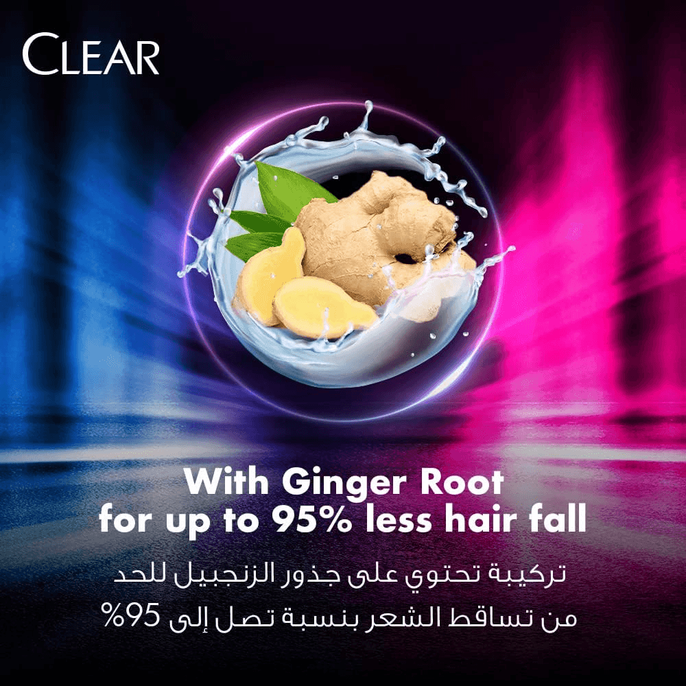 Clear Anti Hair Fall Shampoo With Ginger Root - 400ml - Pinoyhyper