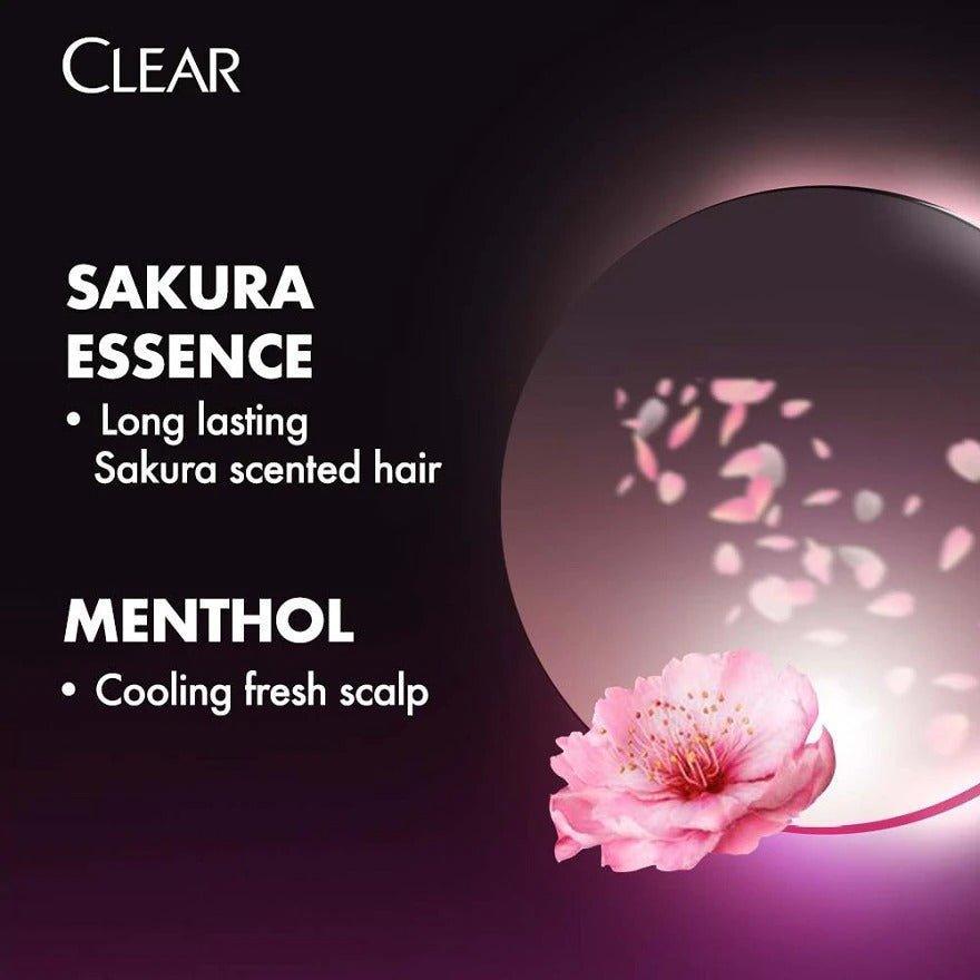 Clear Sakura Fresh Anti-Dandruff Scalp Care Shampoo - 325ml - Pinoyhyper