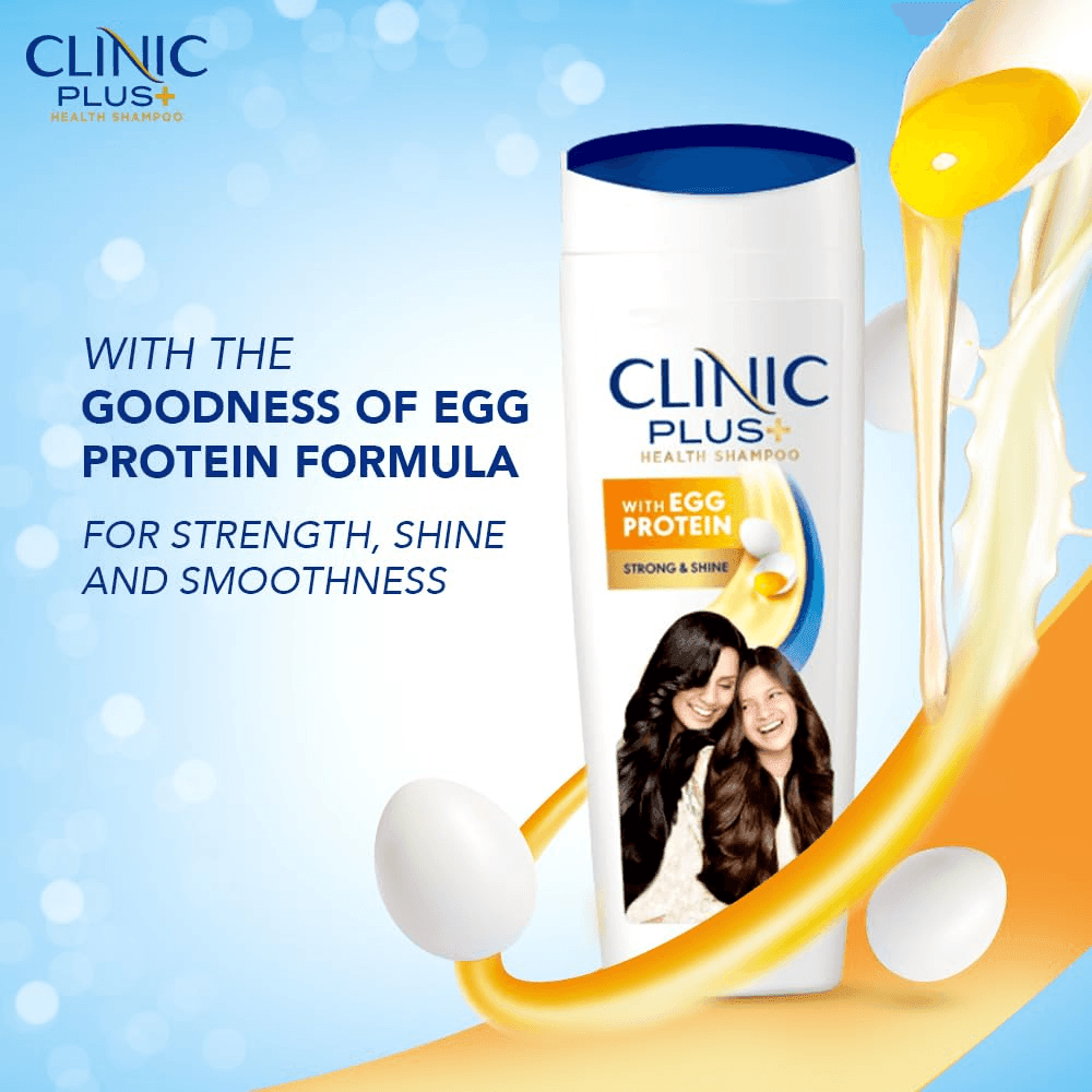 Clinic Plus Health Shampoo Strength & Shine With Egg Protein - 355ml - Pinoyhyper