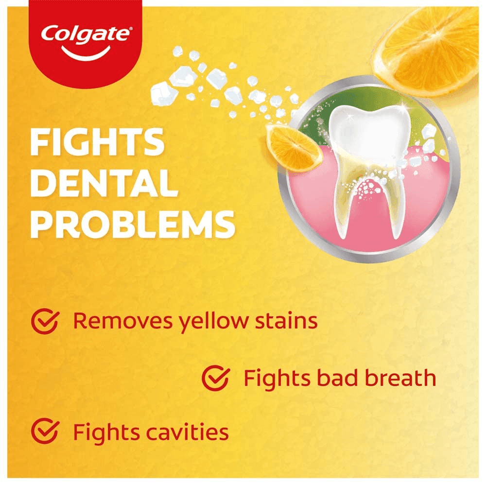 Colgate Active Salt Lemon Germ Fighting Toothpaste - 100g - Pinoyhyper