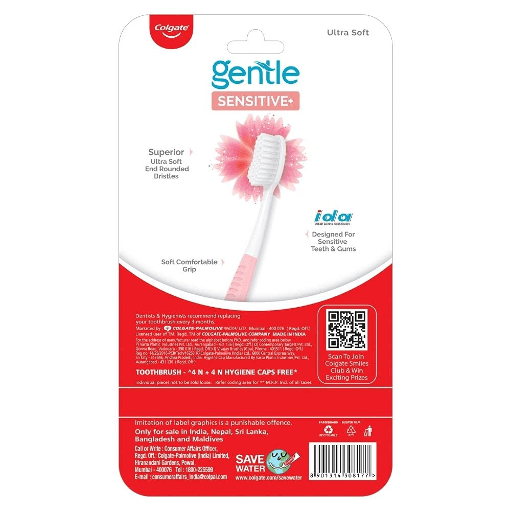 Colgate Sensitive Soft Bristles Toothbrush - 4 Pcs - Pinoyhyper