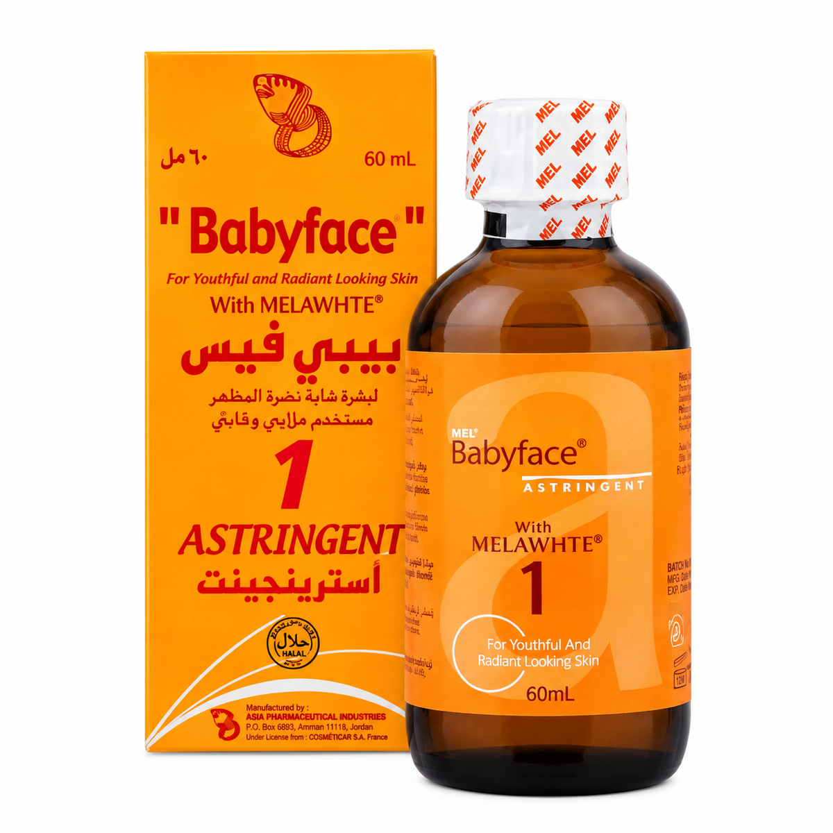 قابض البشرة RDL Babyface رقم 1 60 مل