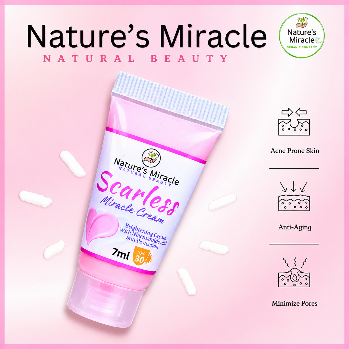 Nature's Miracle Scarless Miracle Cream - 7ml