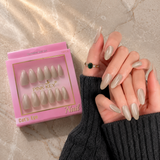 Pink Key High-End Wearable Nail Art #01 - PK2409-1 (12 Pcs)