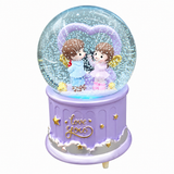 Kujo Romantic Musical Snow Globe for Couples