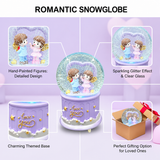 Kujo Romantic Musical Snow Globe for Couples