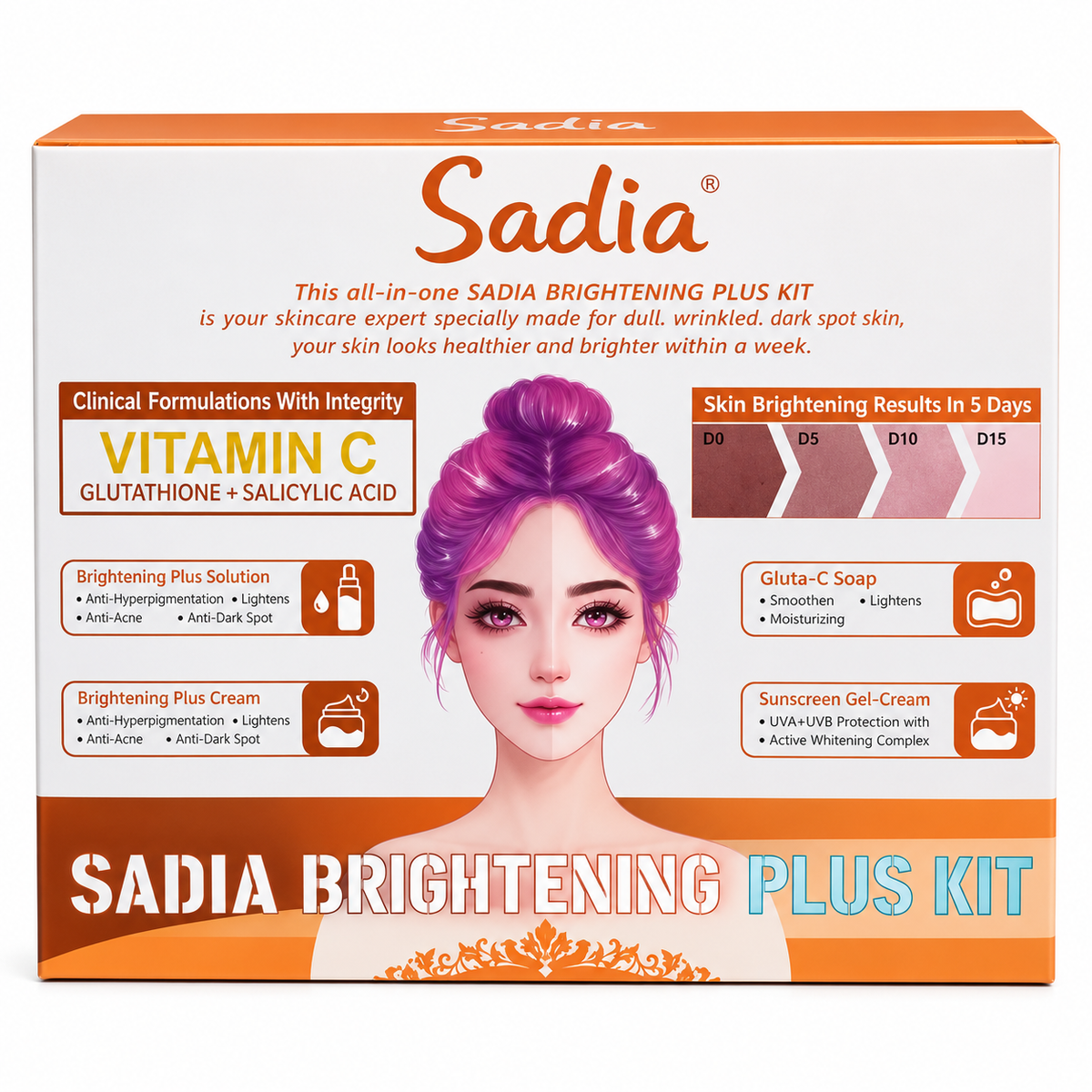 Sadia Brightening Plus Kit