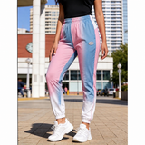 Women's Pastel Ombre Colorblock Joggers-DCX9606