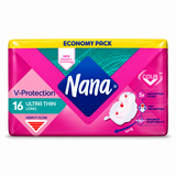 Nana Ultra Long Super Wings Sanitary Pads White -  16 Pads