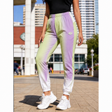 Women's Pastel Ombre Colorblock Joggers-DCX9606