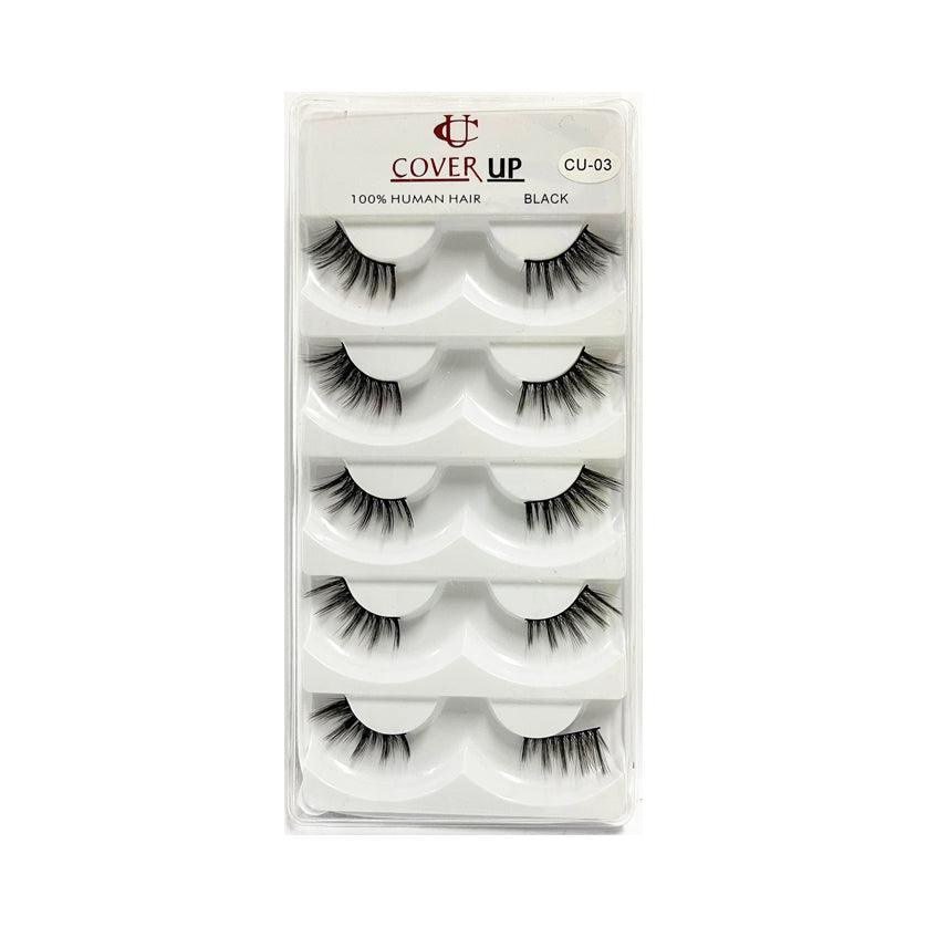 Cover Up 100% Human Eyelash Hair Black  CU-03 - Pinoyhyper