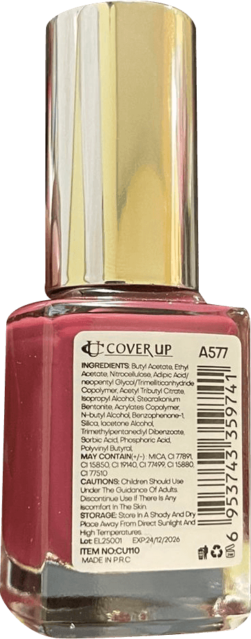 Cover Up Nail Polish - 15ml - Pinoyhyper