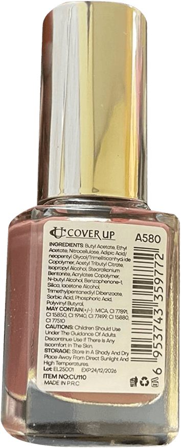 Cover Up Nail Polish - 15ml - Pinoyhyper