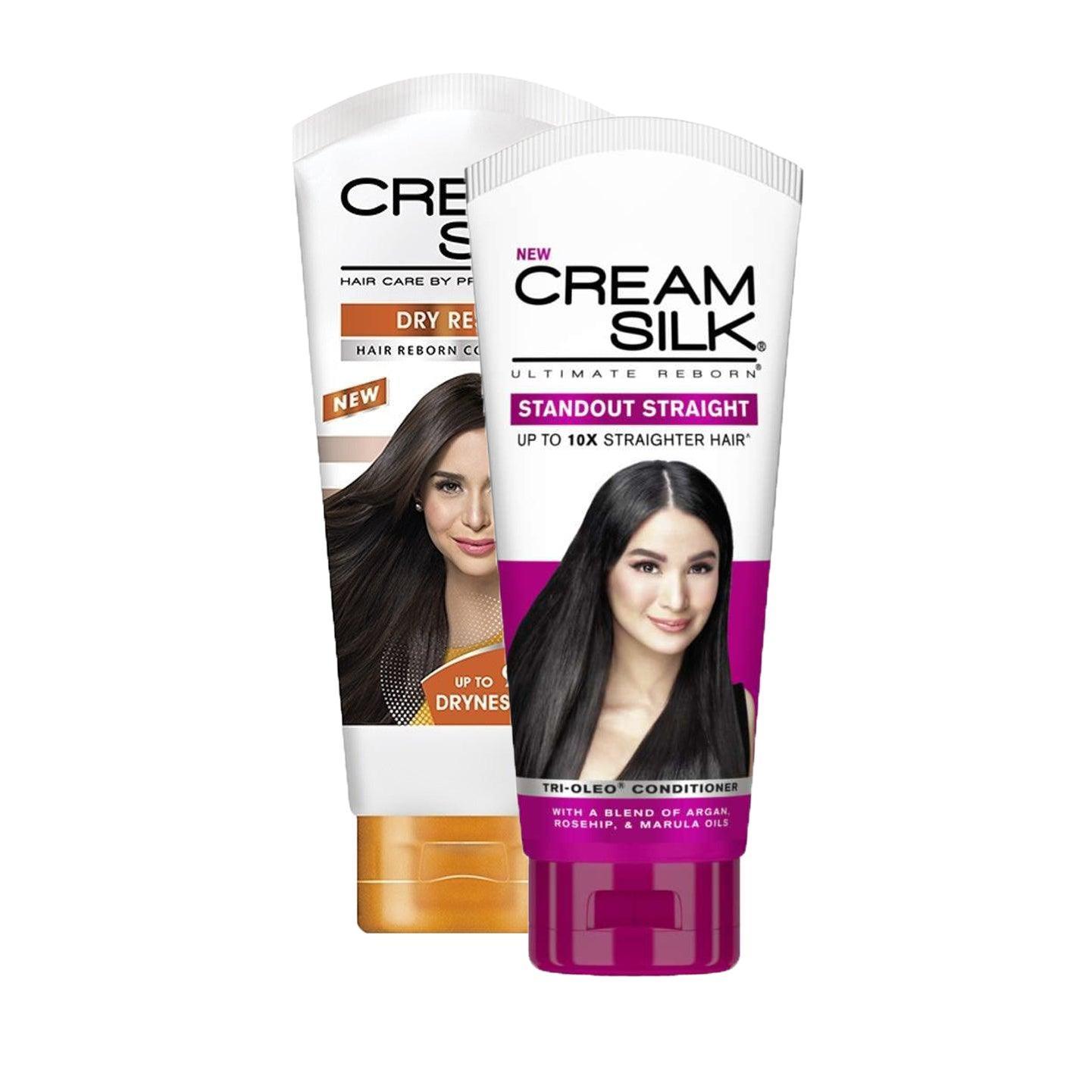 Cream Silk Conditioner Standout Straight + Dry Rescue - 2×180ml(Promo Pack) - Pinoyhyper