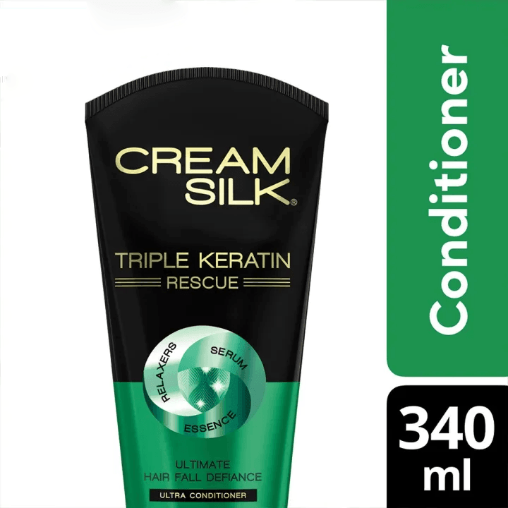 Cream Silk Triple Keratin Rescue Hair Fall Defiance Ultra Conditioner - 340ml - Pinoyhyper