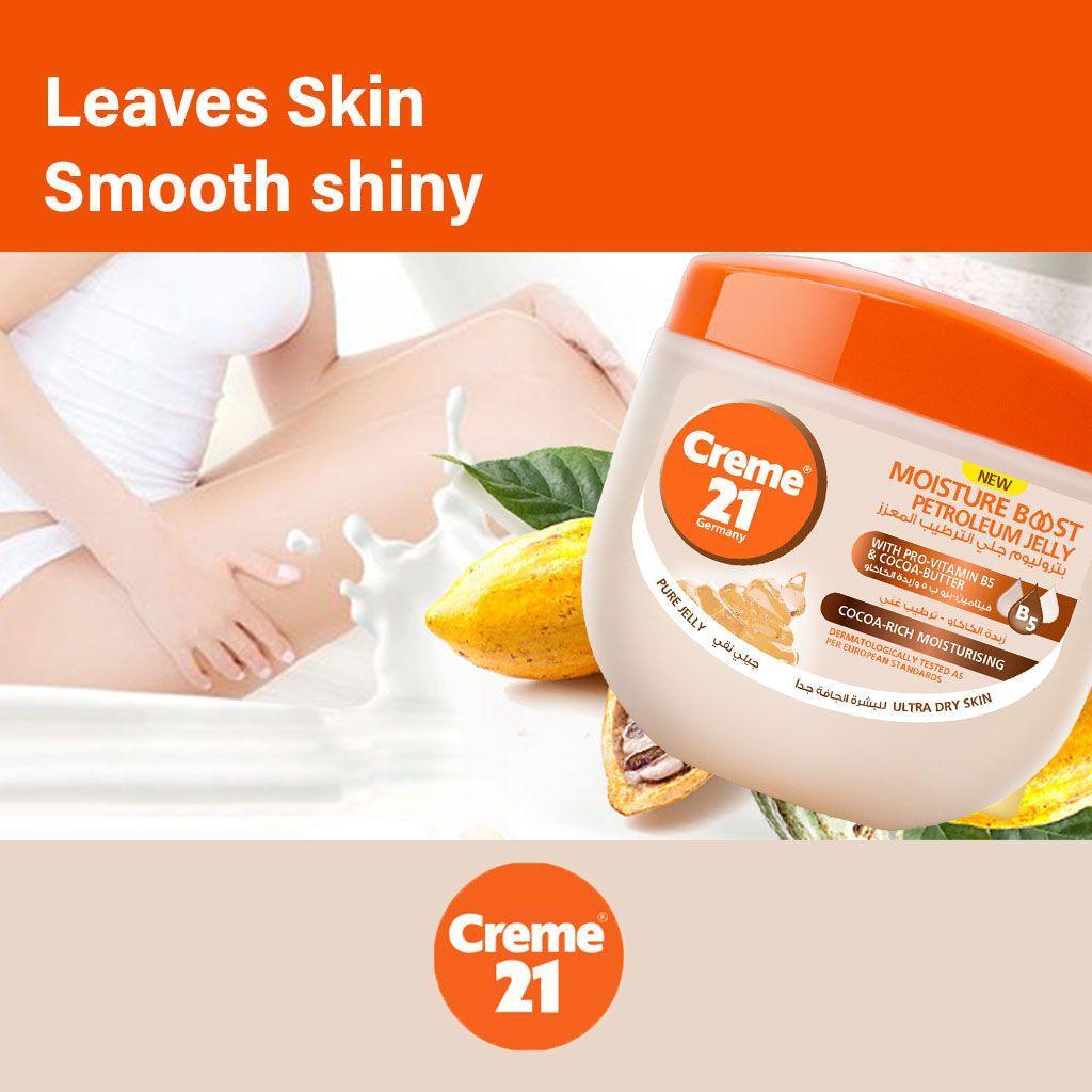 Creme 21 Cocoa-Rich Moisturizing Petroleum Jelly For Ultra Dry Skin 300ml - Pinoyhyper