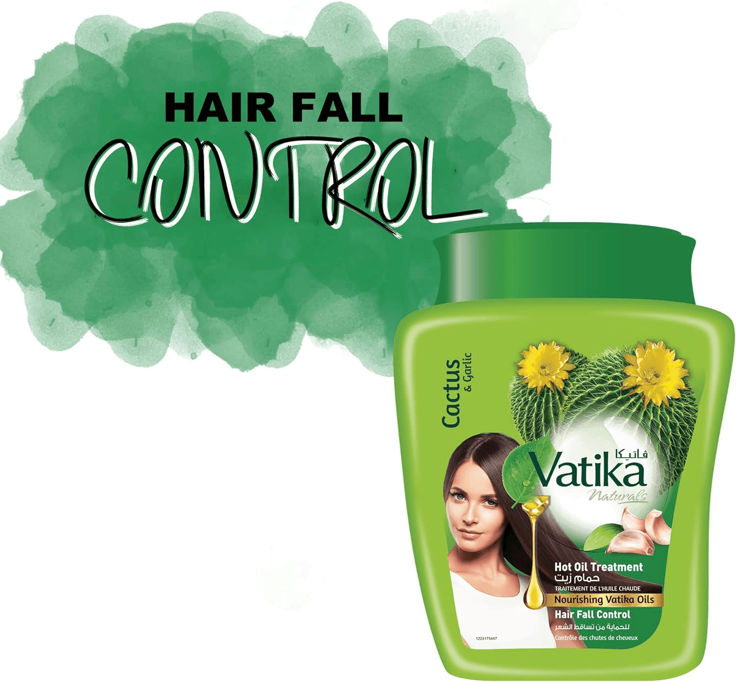 Dabur Vatika Cactus & Garlic Hot Oil Treatment Hair Fall Control - 500g - Pinoyhyper