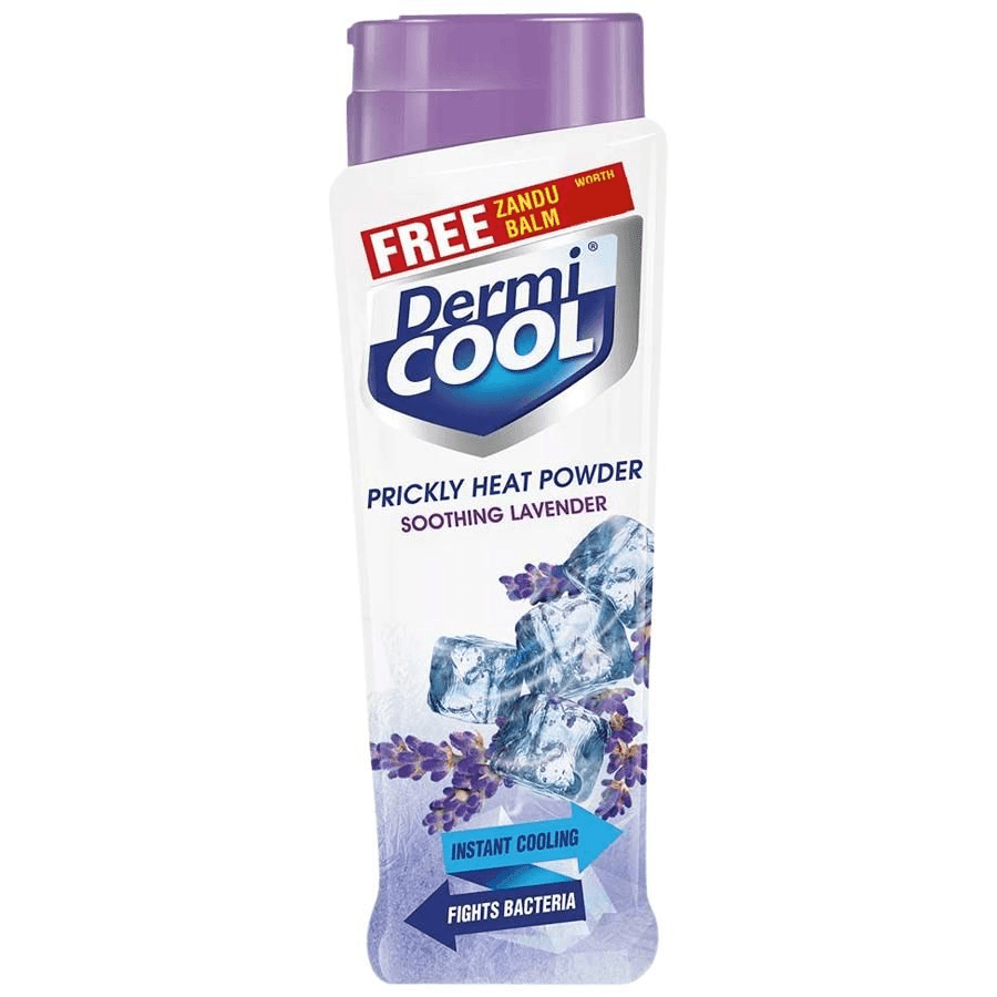 Dermi Cool Prickly Heat powder Soothing Lavender - 150g – Moon Kuwait