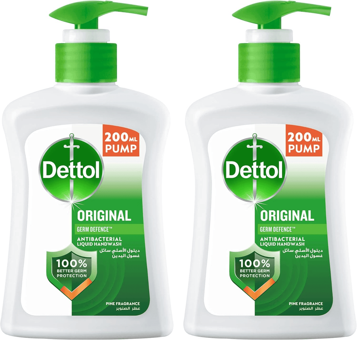 Dettol Original 100% Germ Protection Antibacterial Liquid Handwash - 200ml - Pinoyhyper