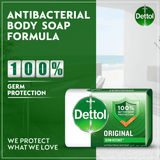 Dettol Original Germ Defence Anti-Bacterial Bar Soap 4 × 165g - Pinoyhyper