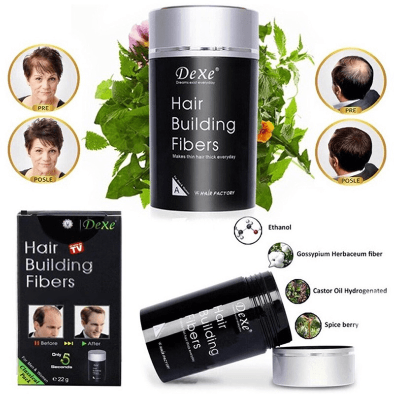 Dexe Hair Building Fibers Dark Brown No.2 - 22g - Pinoyhyper